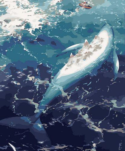 Animaux Whale Kits De Peinture Par Numéros Pour Adulte GX2369