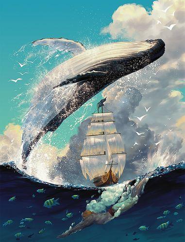 Animaux Whale Kits De Peinture Par Numéros Pour Adulte GX2466