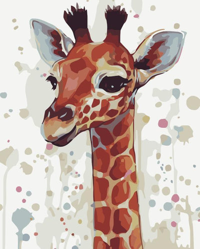 Animaux Giraffe Kits De Peinture Par Numéros Pour Débutants HQD1235