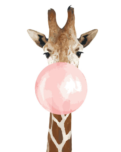 Animaux Giraffe Kits De Peinture Par Numéros Pour Débutants HQD1236