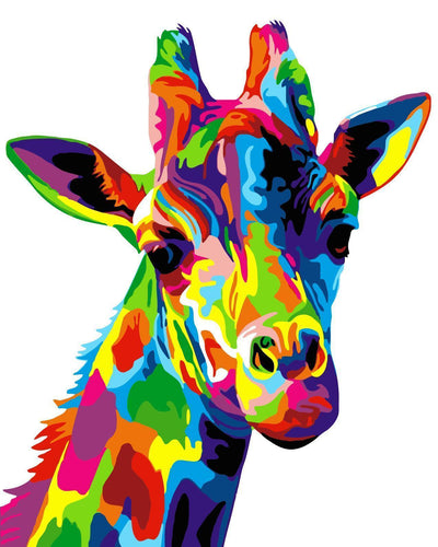 Animaux Giraffe Kits De Peinture Par Numéros Pour Débutants HQD1245