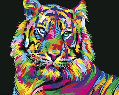 Animaux Tigre Kits De Peinture Par Numéros Pour Adulte HQD1291