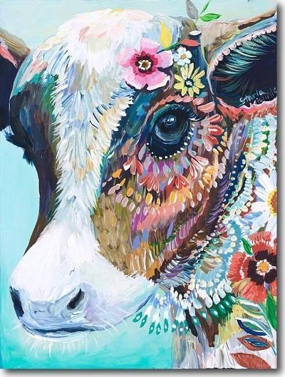 Animaux Vache Kits De Peinture Par Numéros Pour Adulte PH9480