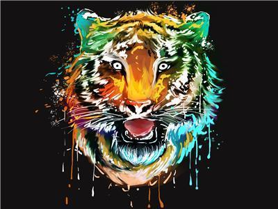 Animaux Tigre Kits De Peinture Par Numéros Pour Adulte PH9581