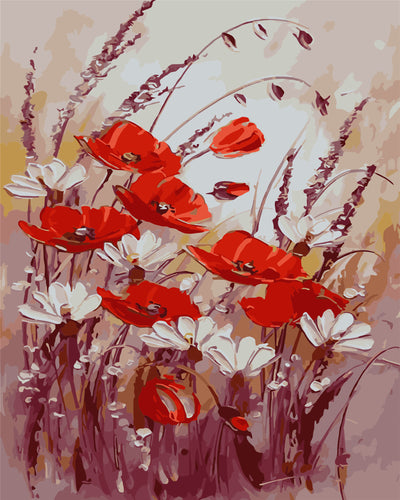 Fleur Peinture par Numéros WH-1377