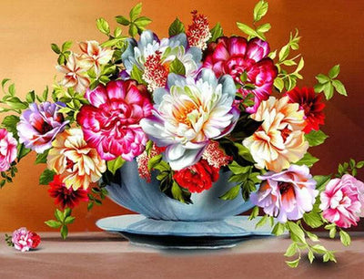 Fleur Peinture Par Numéros For Adult WH-3050