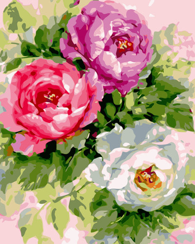 Fleur Peinture par Numéros WH-80608