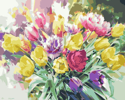 Fleur Peinture par Numéros WH-80613