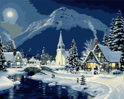 Noël Peinture par Numéros WH-80669