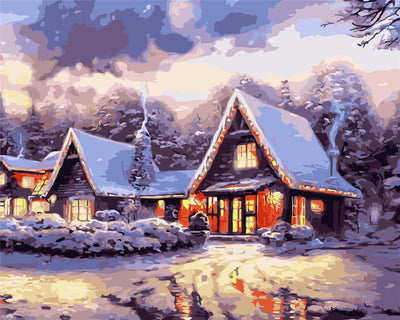 Noël Peinture par Numéros WH-80671-1