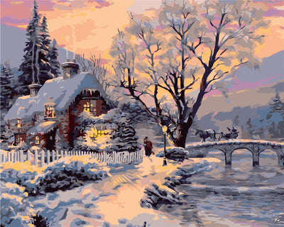 Noël Peinture par Numéros WH-80689