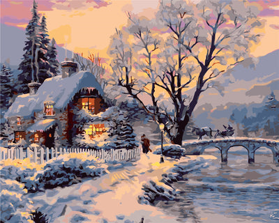 Noël Peinture par Numéros WH-80696