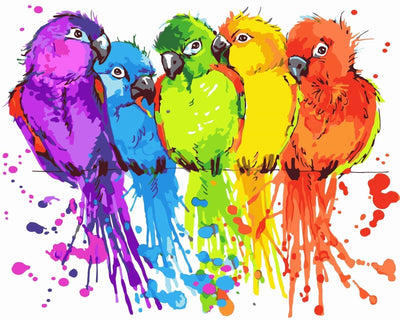 Oiseau Peintures par Numéro WM-236