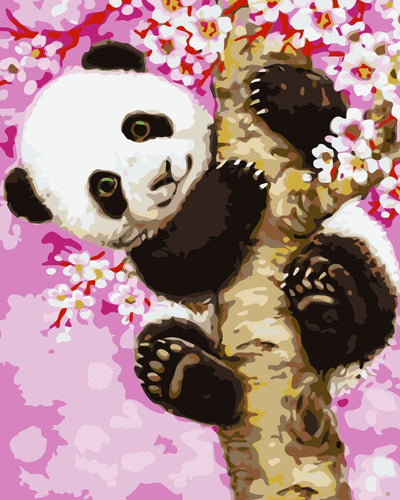 Animaux Panda Kits De Peinture Par Numéros Pour Adulte HQD1383