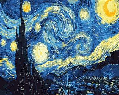 Van Gogh Ciel étoilé Kits De Peinture Par Numéros Pour Adulte HQD1352
