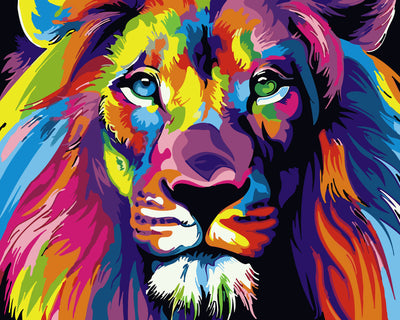 Lion Kits De Peinture Par Numéros Pour Adulte HQD1348